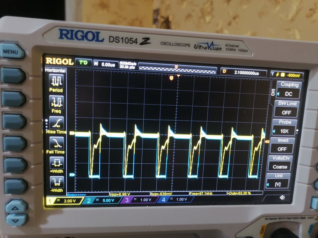 Switching waveforms